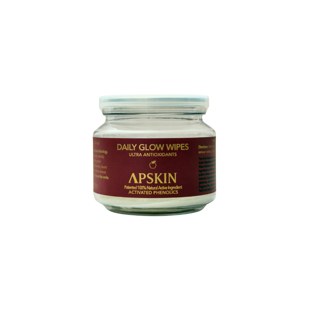 APSKIN Daily Glow Wipes - 30 pack